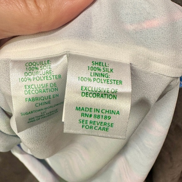 Lilly Pulitzer Silk Maxi Dress Tropical Print Chain Strap Size 2 - Picture 6 of 12